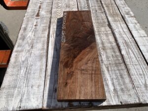 walnut crotch, door panel, drawer panel