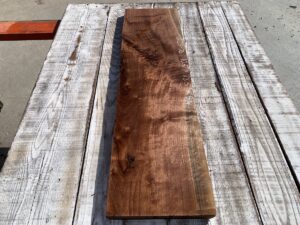 walnut crotch, door panel, drawer panel
