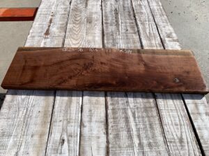 walnut crotch, door panel, drawer panel