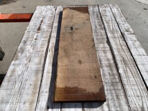 walnut crotch, door panel, drawer panel