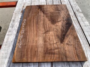 walnut crotch, door panel, drawer panel