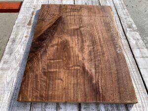 walnut crotch, door panel, drawer panel