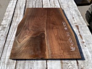 walnut crotch, door panel, drawer panel