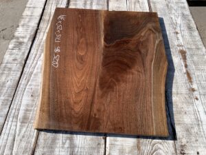 walnut crotch, door panel, drawer panel