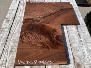 walnut crotches, door panels, drawer panels