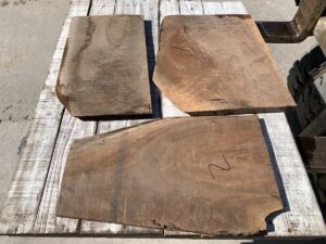 walnut crotches, door panels, unsteamed walnut