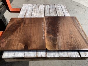 walnut crotches, door panels, drawer panels
