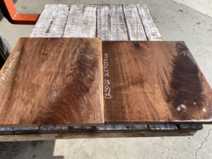 walnut crotches, door panels, drawer panels
