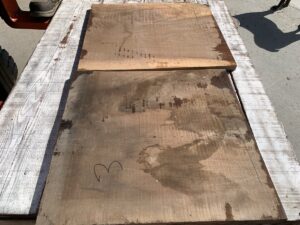 walnut crotches, door panels, drawer panels