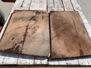 walnut crotches, door panels, drawer panels