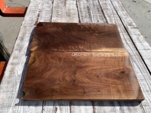 walnut crotches, door panels, drawer panels