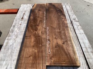 walnut crotches, door panels, drawer panels