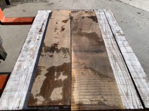 walnut crotches, door panels, drawer panels