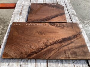 walnut crotches, door panels, drawer panels