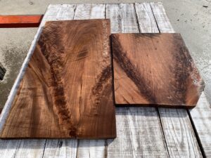 walnut crotches, door panels, drawer panels
