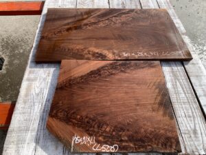 walnut crotches, door panels, drawer panels
