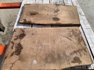 walnut crotches, door panels, drawer panels