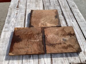 walnut crotches, door panels, drawer panels