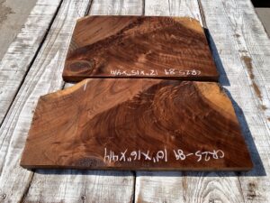 walnut crotches, door panels, drawer panels