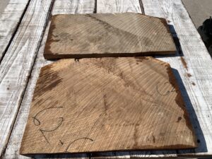 walnut crotches, door panels, drawer panels