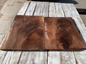 walnut crotches, door panels, drawer panels