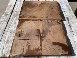 walnut crotches, door panels, drawer panels