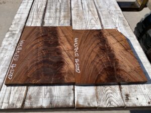 walnut crotches, door panels, drawer panels