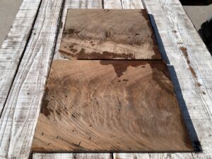 walnut crotches, door panels, drawer panels