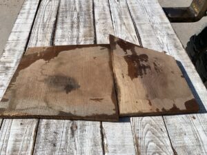 walnut crotches, drawer panels, door panels
