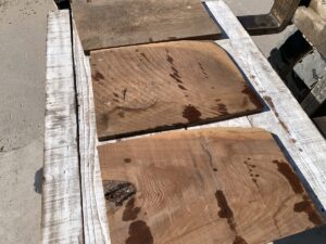 walnut crotches, drawer panels, door panels