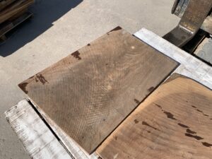 walnut crotches, drawer panels, door panels