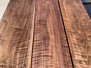 curly walnut lumber, premium curly walnut, unsteamed walnut