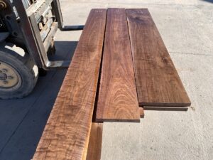 curly walnut lumber, premium curly walnut, unsteamed walnut