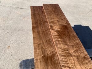 curly walnut lumber, premium curly walnut, unsteamed walnut
