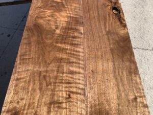 curly walnut lumber, premium curly walnut, unsteamed walnut