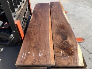 figured walnut lumber, premium hardwood, unsteamed walnut