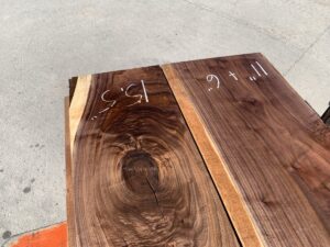 figured walnut lumber, premium hardwood, unsteamed walnut