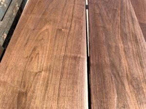 rustic walnut lumber, premium hardwood, unsteamed walnut