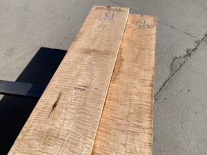 tiger maple lumber, premium tiger maple lumber, quality furniture grade lumber