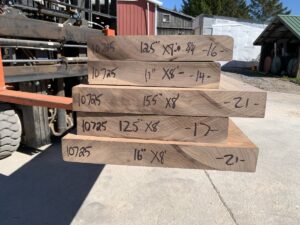 variegated walnut lumber, unsteamed walnut, hardwood lumber