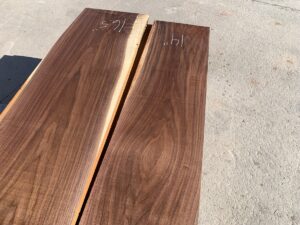 wide walnut lumber, premium hardwood, unsteamed wlalnut