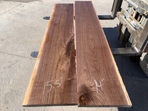 wide walnut lumber, hardwood lumber, unsteamed walnut