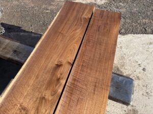 curly quartersawn walnut lumber, premium hardwood, unsteamed walnut