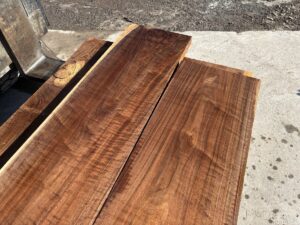curly walnut lumber, premium hardwood, high quality walnut lumber