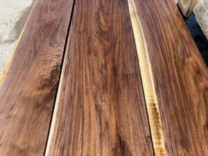 variegated walnut lumber, unsteamed walnut, walnut hardwood