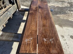 variegated walnut lumber, premium hardwood, unsteamed walnut