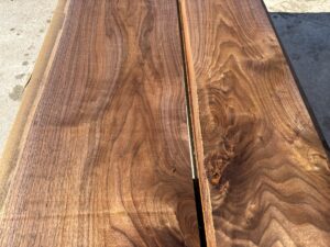 variegated walnut lumber, premium hardwood, unsteamed walnut