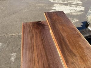 wide walnut lumber, premium hardwood, unsteamed walnut