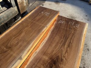 wide walnut lumber, high quality lumber, unsteamed walnut