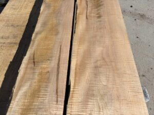 curly ambrosia maple lumber, rustic lumber, high quality curly ambrosia maple lumber